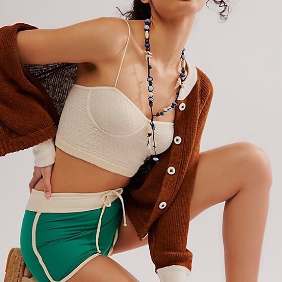 Free People Intimately  Meet You There Crop Top Xs/S NWOT - Picture 1 of 7